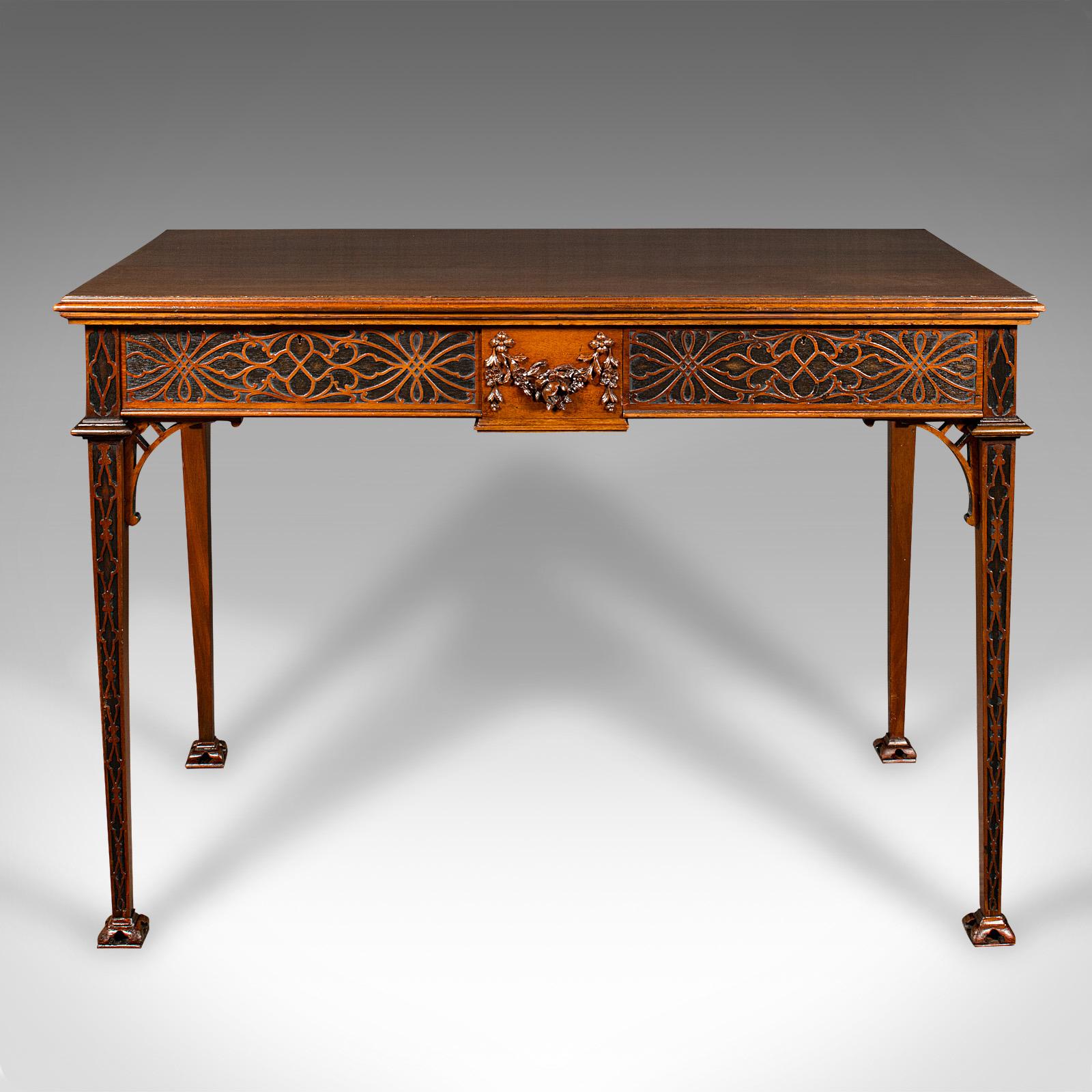 chippendale console table