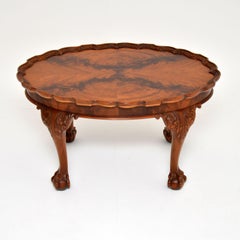 Antique Chippendale Style Pie Crust Coffee Table