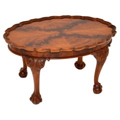 Antique Chippendale Style Pie Crust Coffee Table