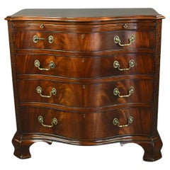 Antique Chippendale Style Serpentine Chest of Drawers