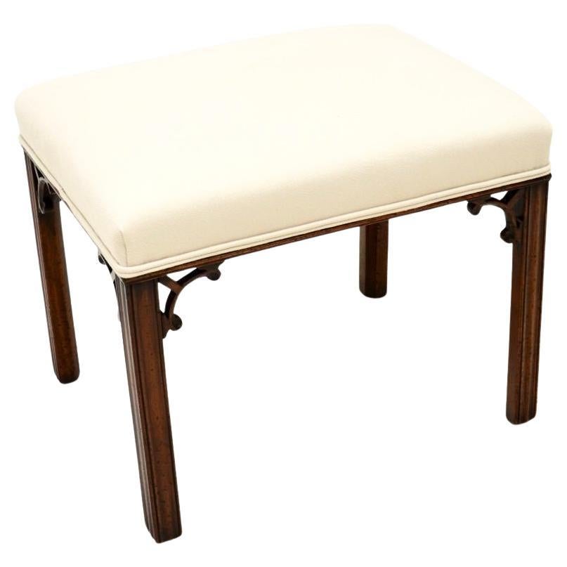 Antique Chippendale Style Stool