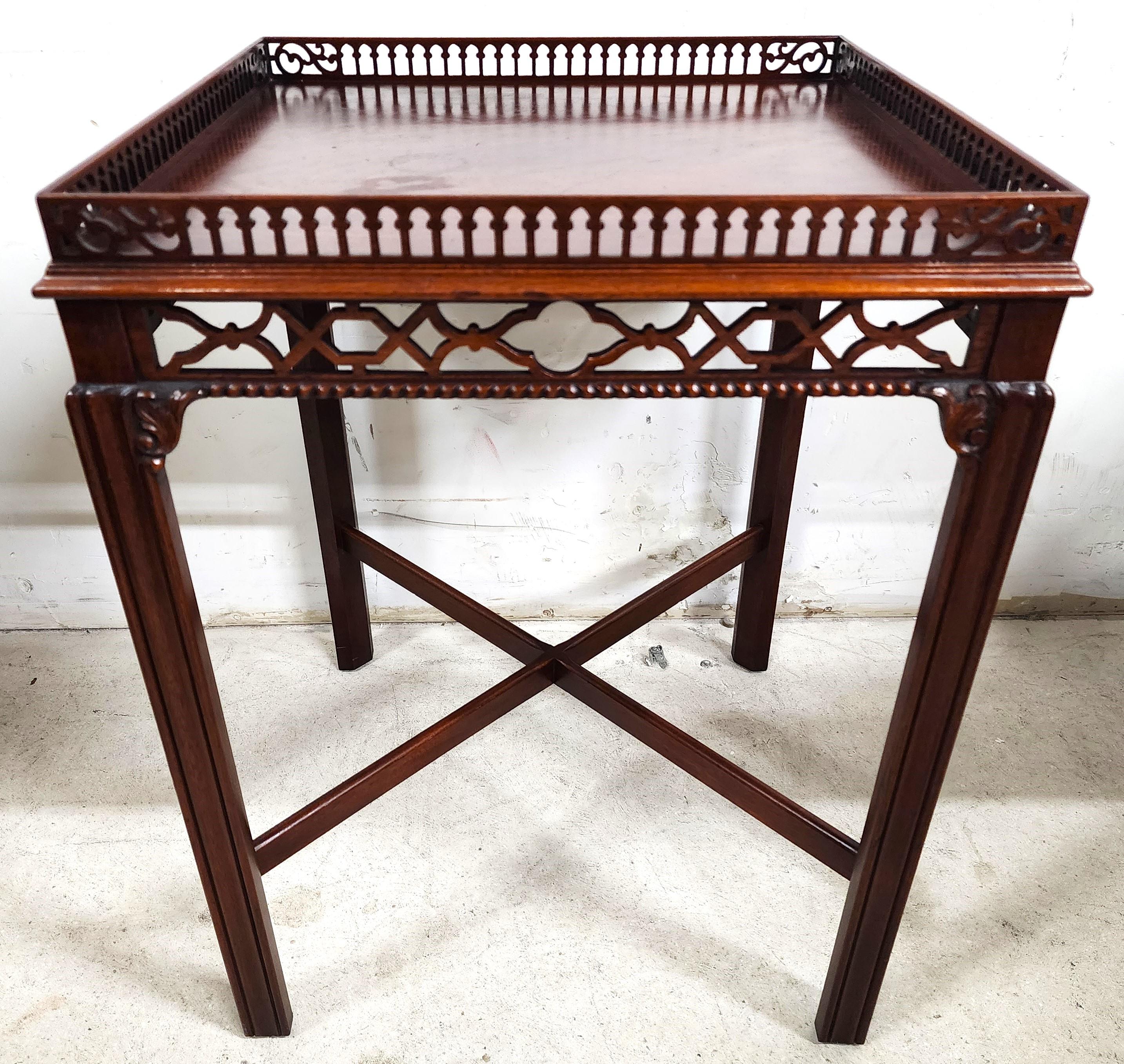 Antique Chippendale Table George II Style For Sale 7