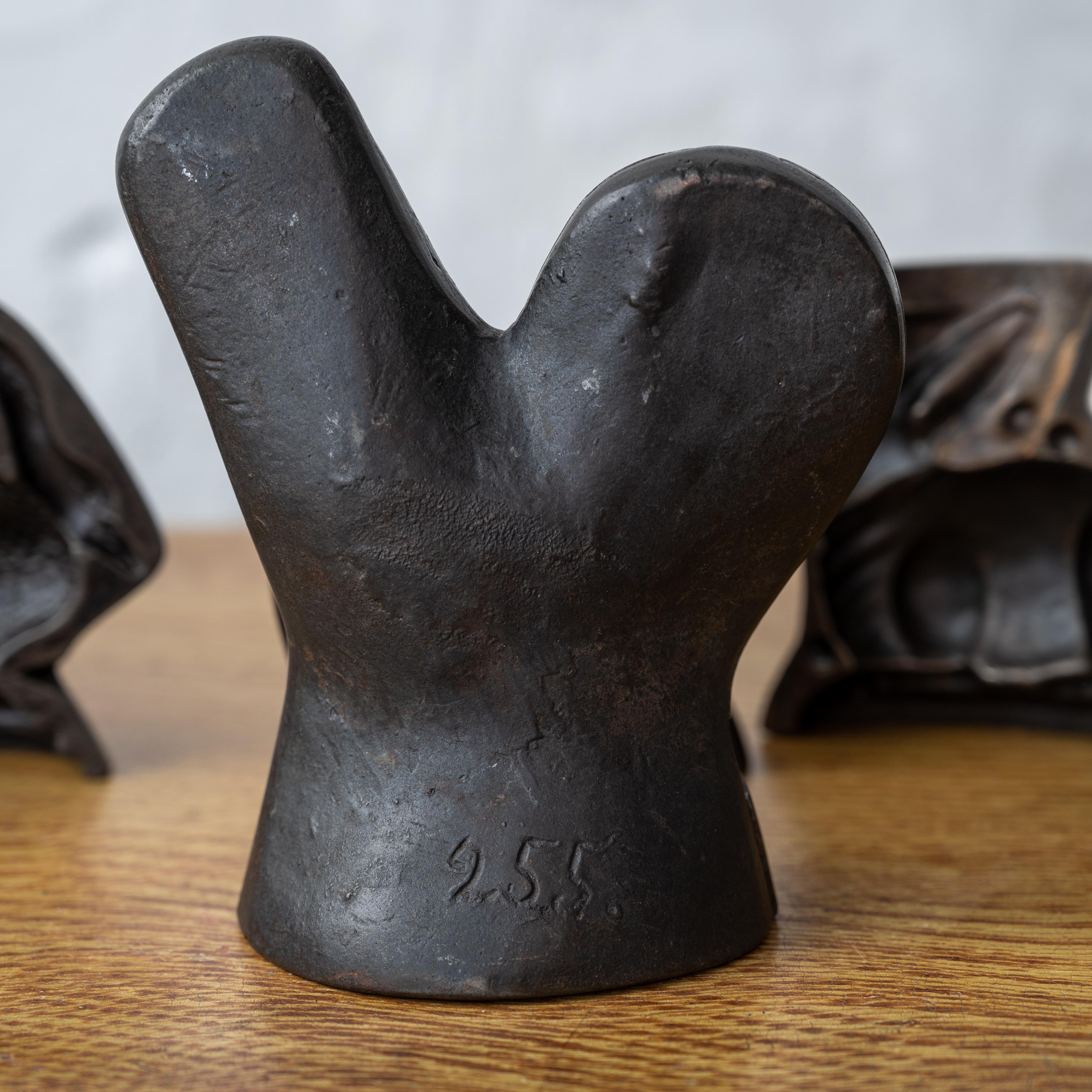 Ferro Antico stampo per cioccolato, 1890 circa - set di 4 pezzi in vendita