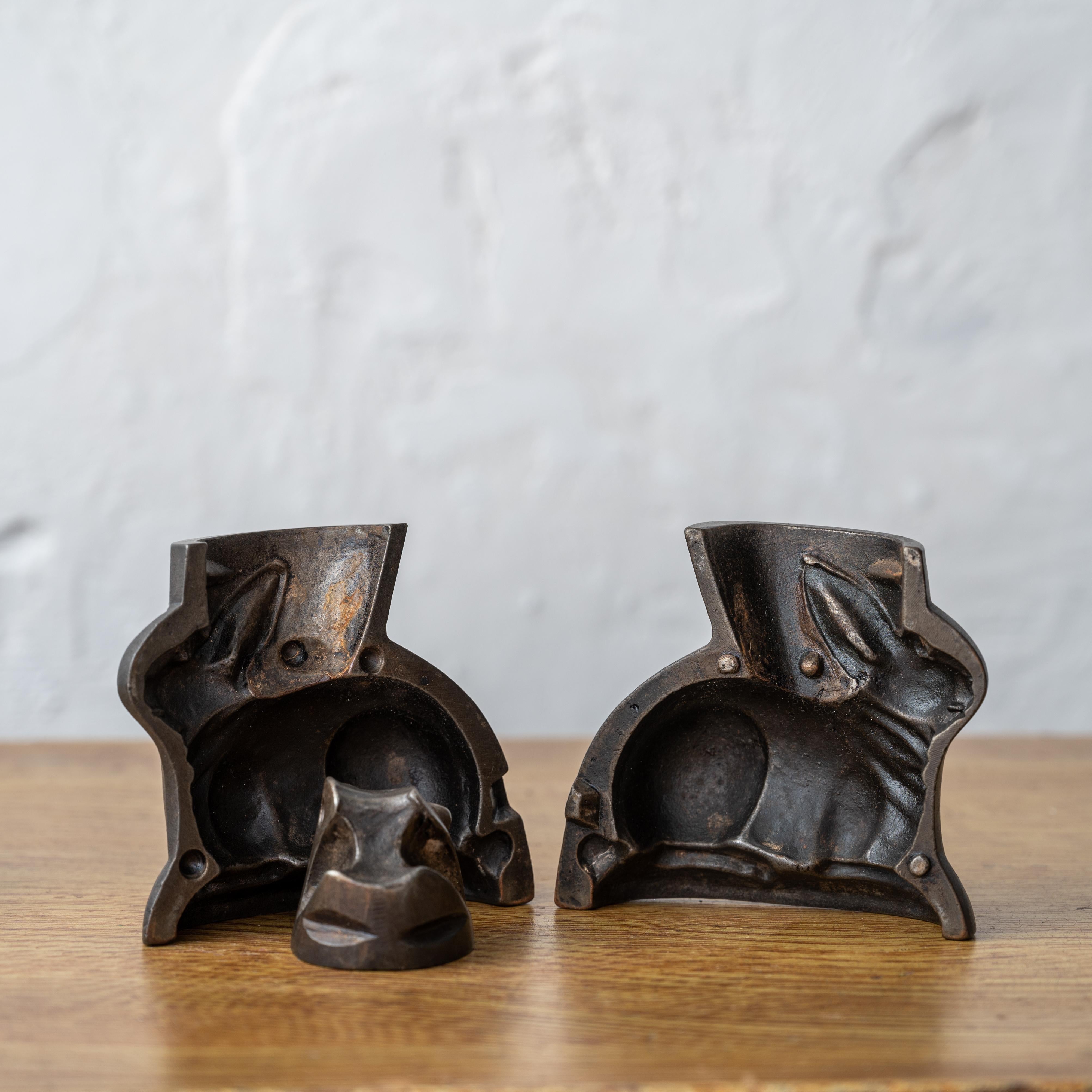 Antico stampo per cioccolato, 1890 circa - set di 4 pezzi in vendita 1