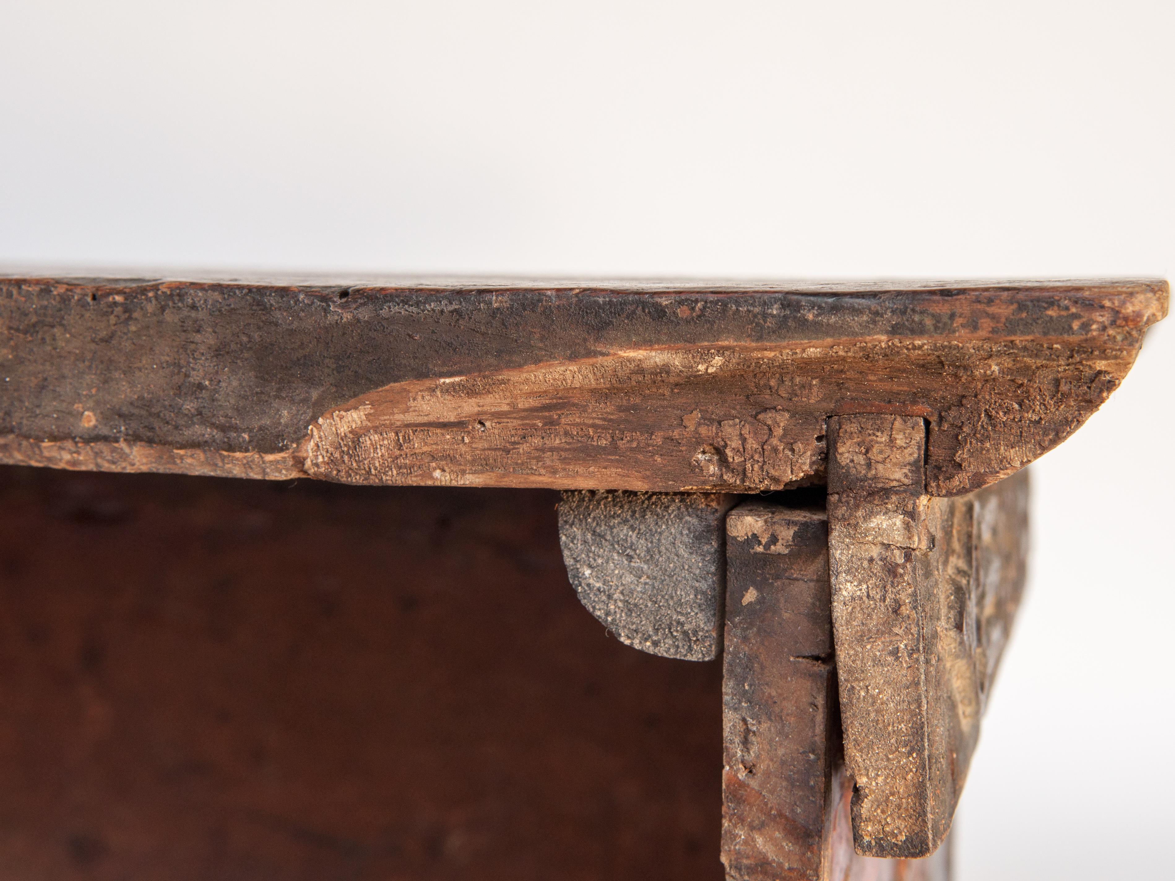 Antique Choktse, Tea or Writing Table from Tibet, 19th Century or Earlier 8