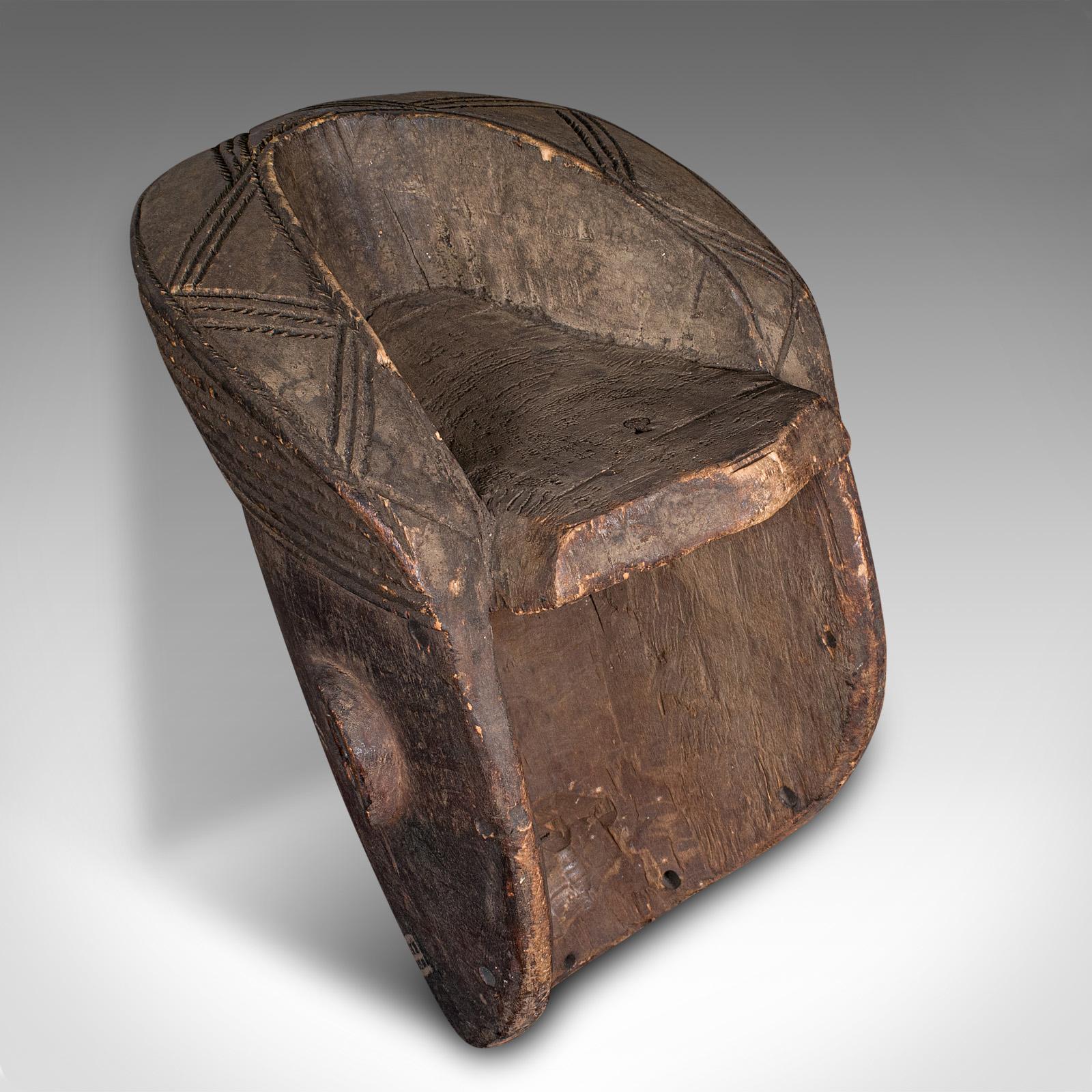 Máscara antigua Chokwe, Centroafricana, Madera tallada, Tribal, Victoriana, C.1900 en venta 2
