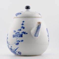 Antique Chongzhen / Shunzhi Period Chinese Porcelain Blue & White  TeaPot