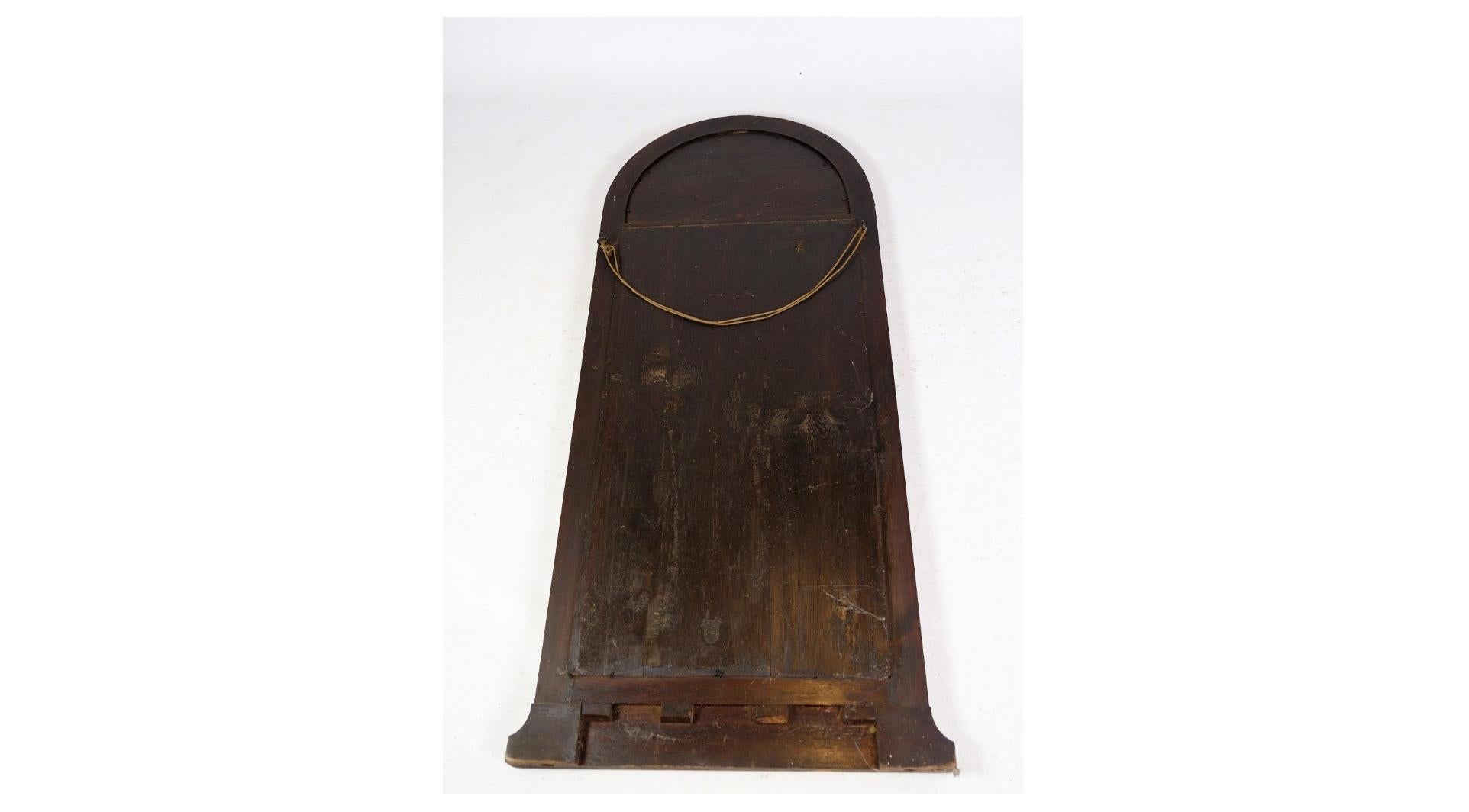 Mid-19th Century Antique Christian VIII Mirror Made In Mahogany From 1860s For Sale