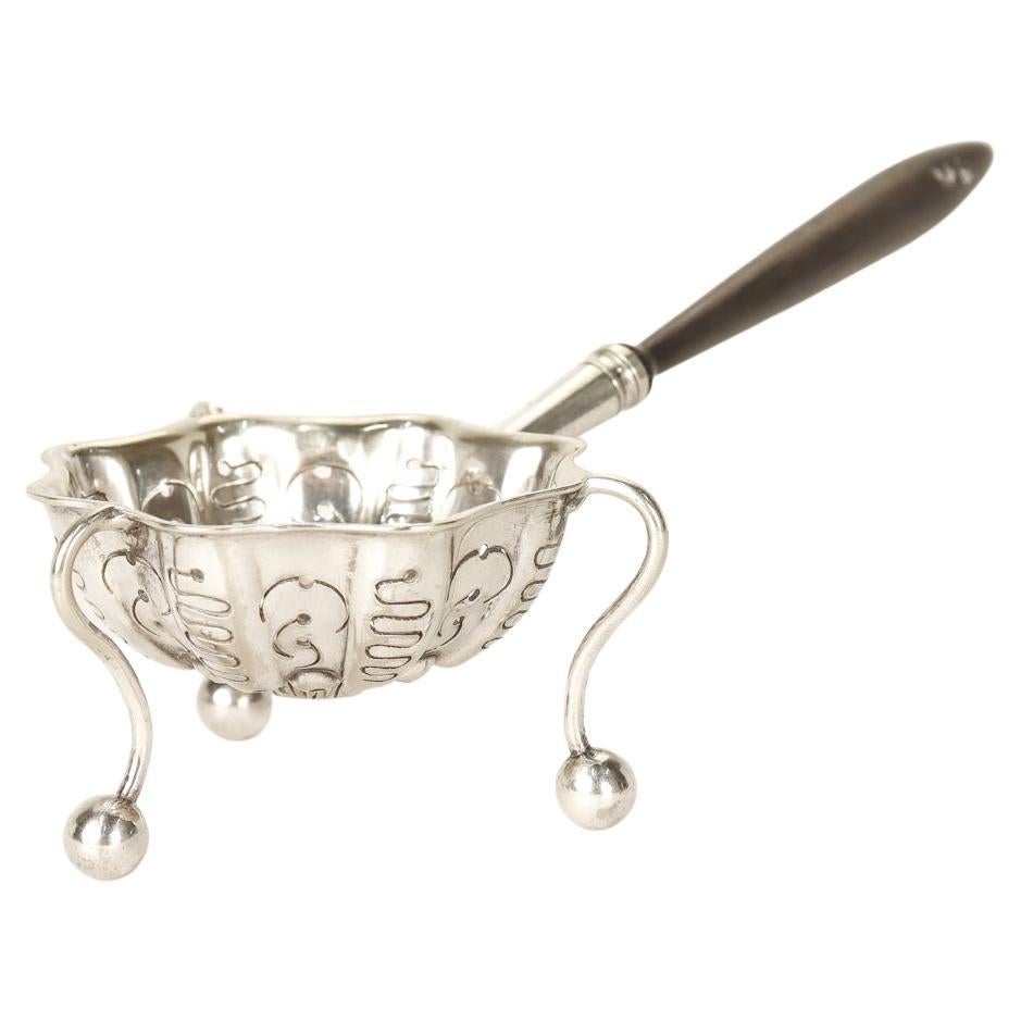 Antique Christofle French Silver Plated Tea Strainer For Sale 5