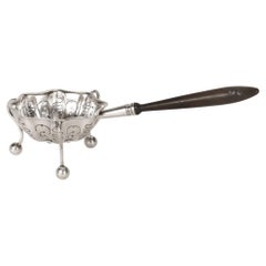Antique Christofle French Silver Plated Tea Strainer