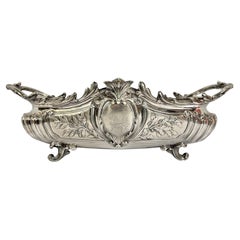 Antique Christofle Silvered Bronze Jardiniere Centerpiece