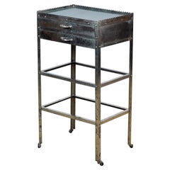 Antique Chrome Plated Hospital Trolley, 1920's