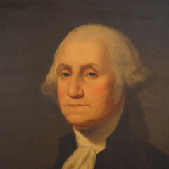 Chromolithographie ancienne de George Washington, Gilbert Stewart Bartholomew, vers 1890