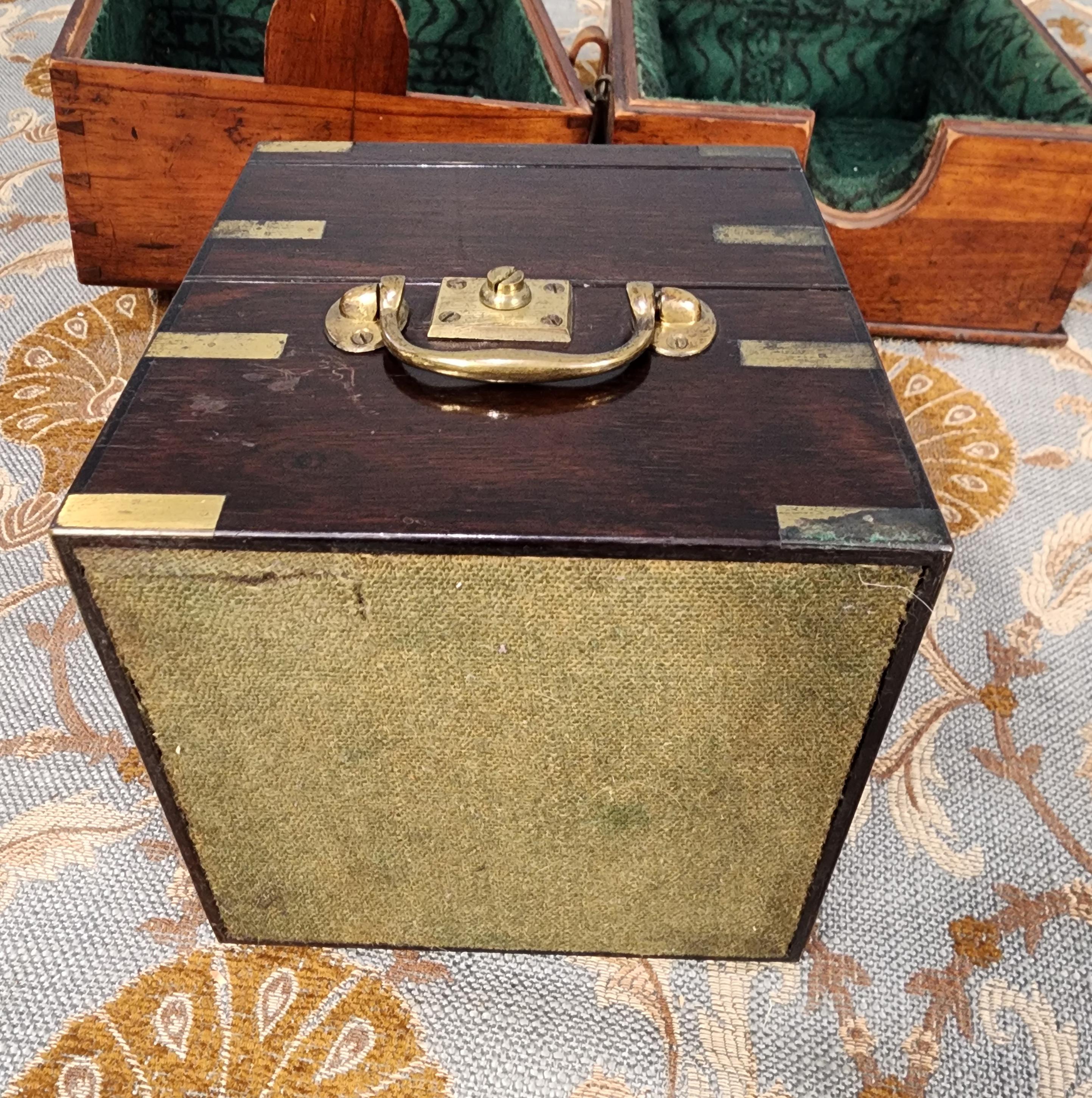 Antique Chronometer Clock J. Sewill Liverpool Marine Royal Navy Box For Sale 5