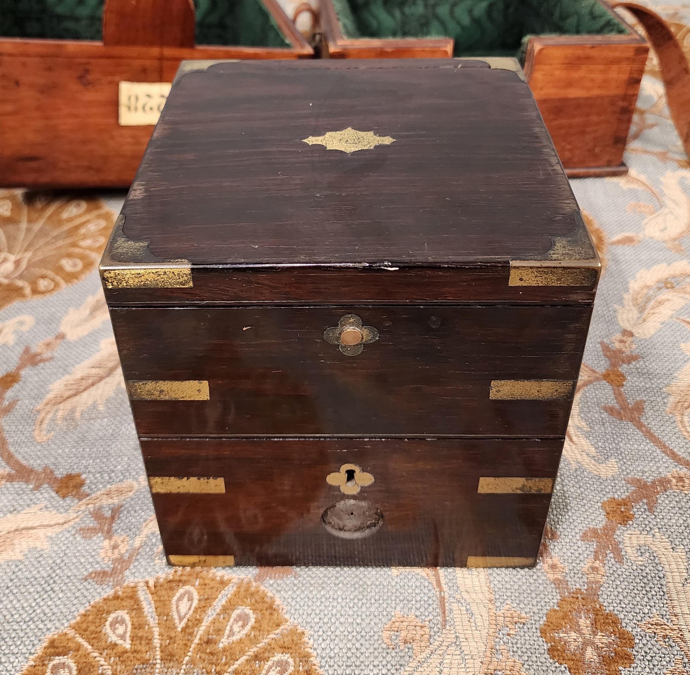 Mahogany Antique Chronometer Clock J. Sewill Liverpool Marine Royal Navy Box For Sale