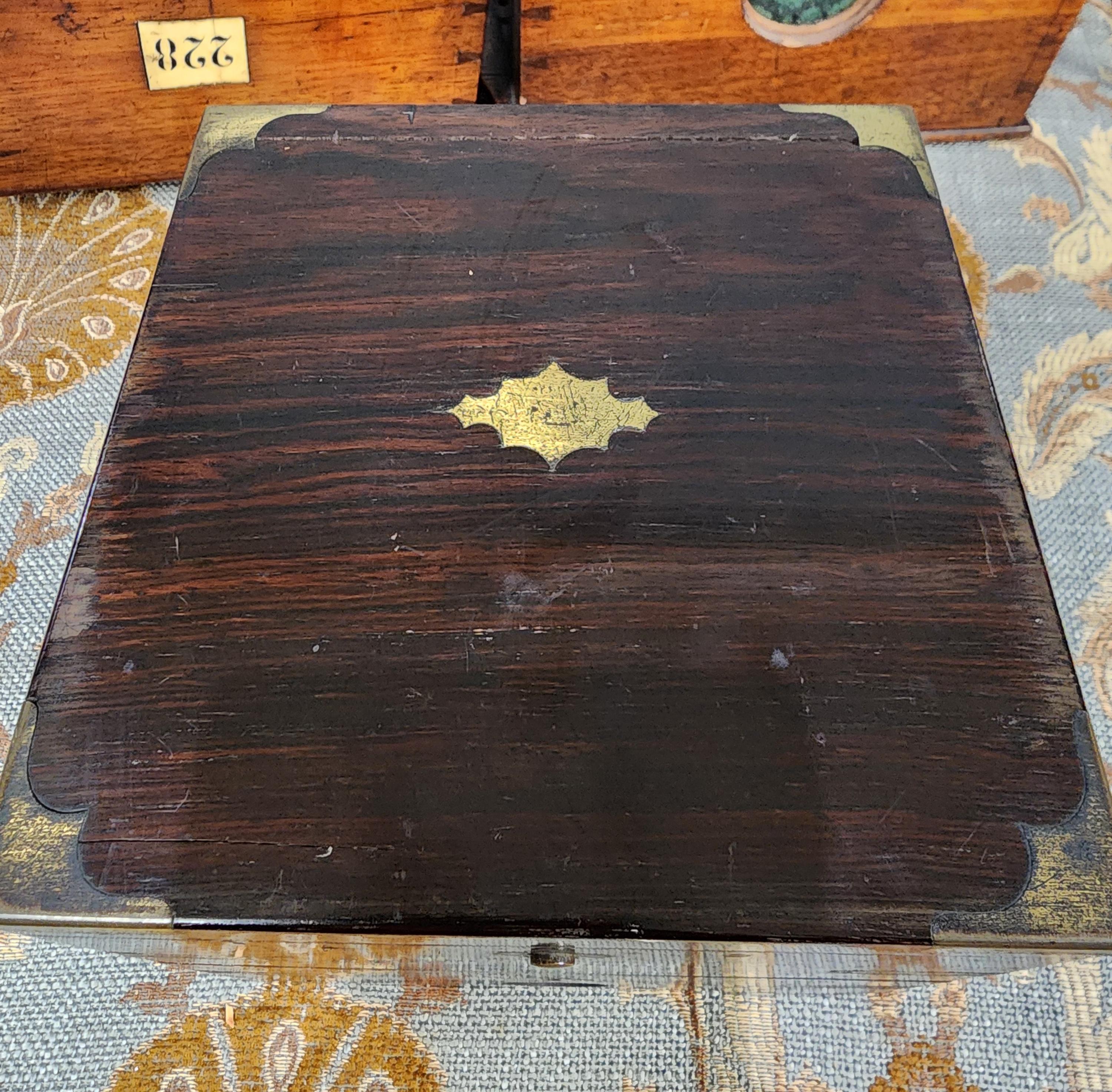 Antique Chronometer Clock J. Sewill Liverpool Marine Royal Navy Box For Sale 1