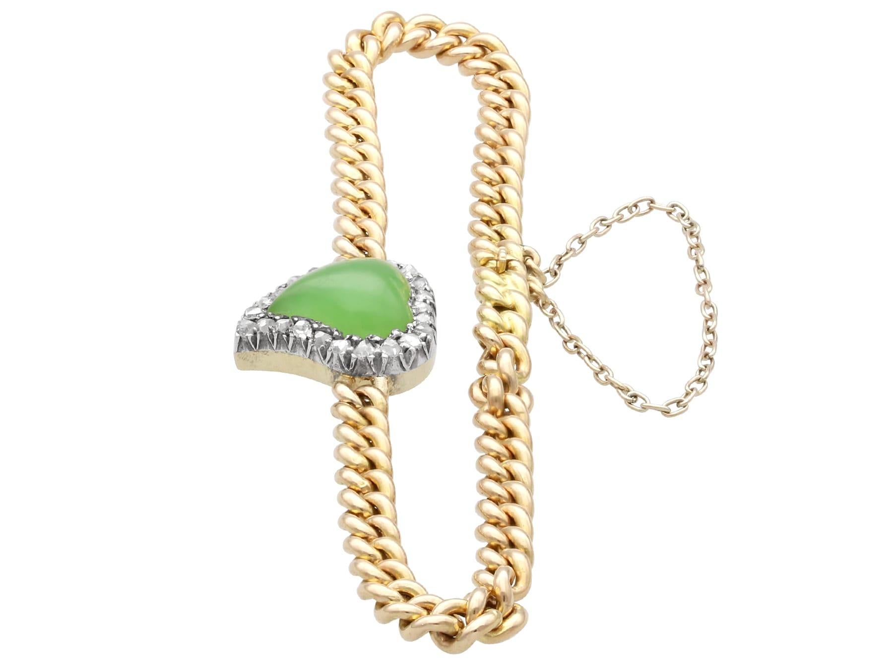 jade heart bracelet