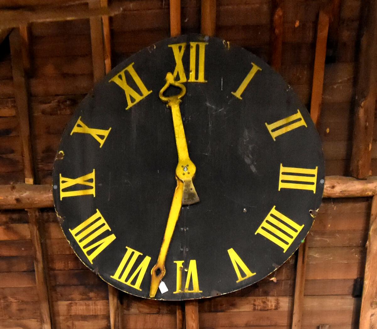 Antique church clock 19th Century In Fair Condition For Sale In Udenhout, NL
