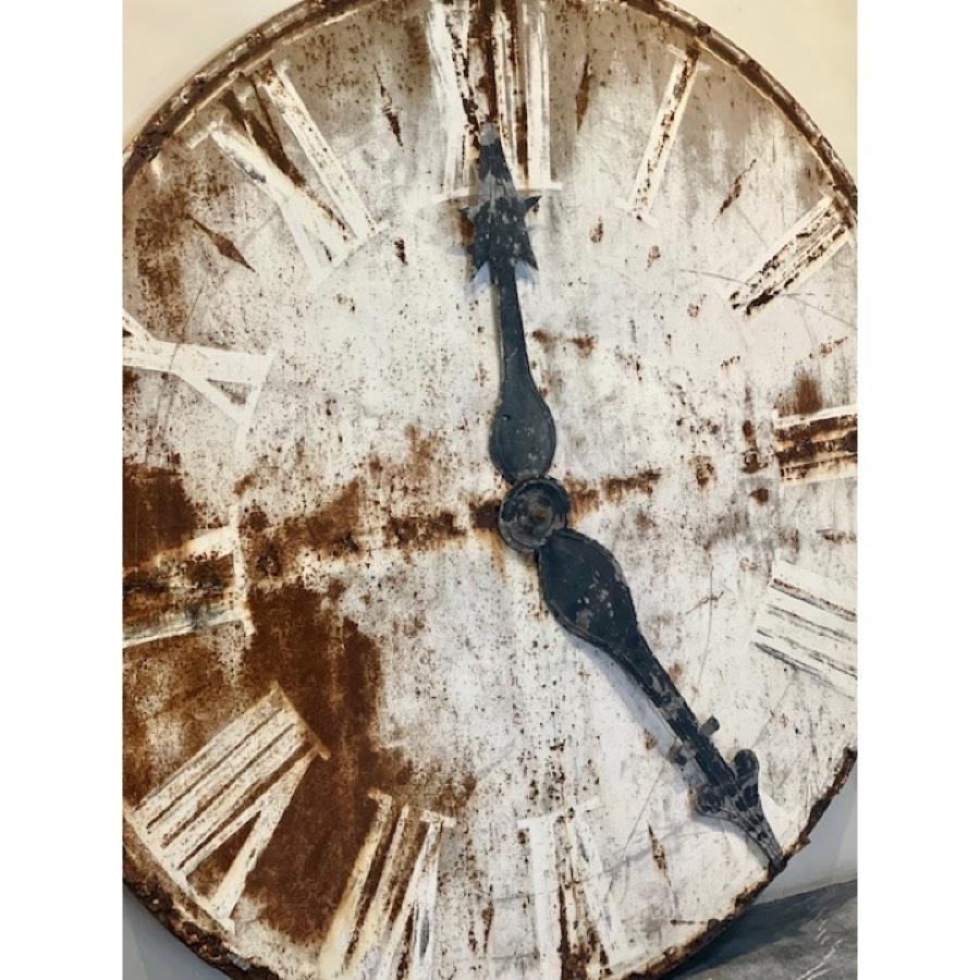 Antique Church Clock Face, AC-0120 In Fair Condition For Sale In Scottsdale, AZ
