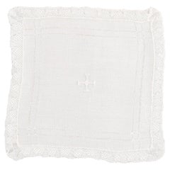 Tissu d'autel traditionnel d'église ancien, vers 1950