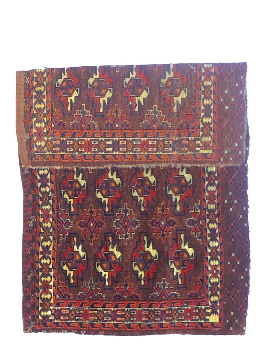 Antiker Chuval Turkman Teppich 2'3