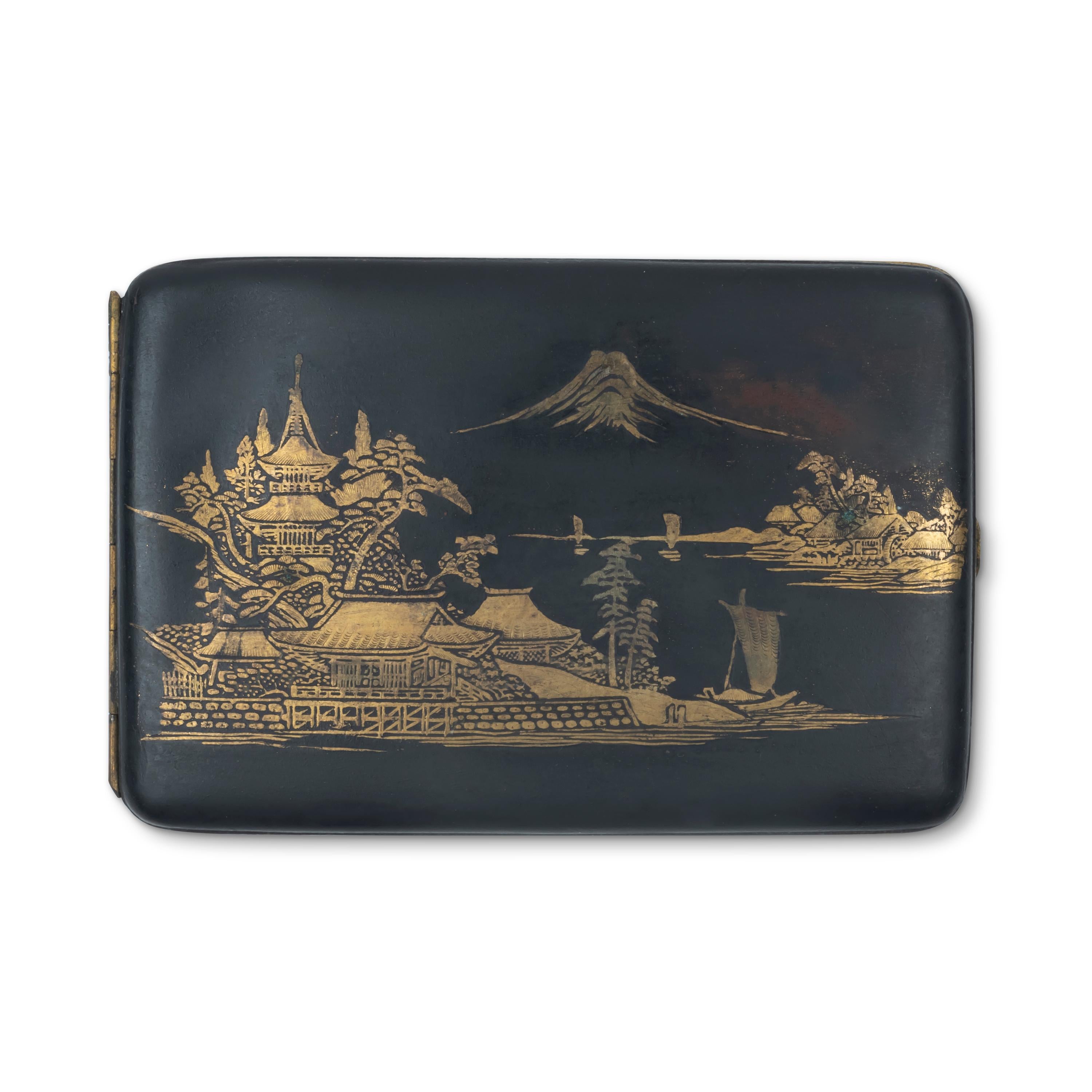 24k gold cigarette case