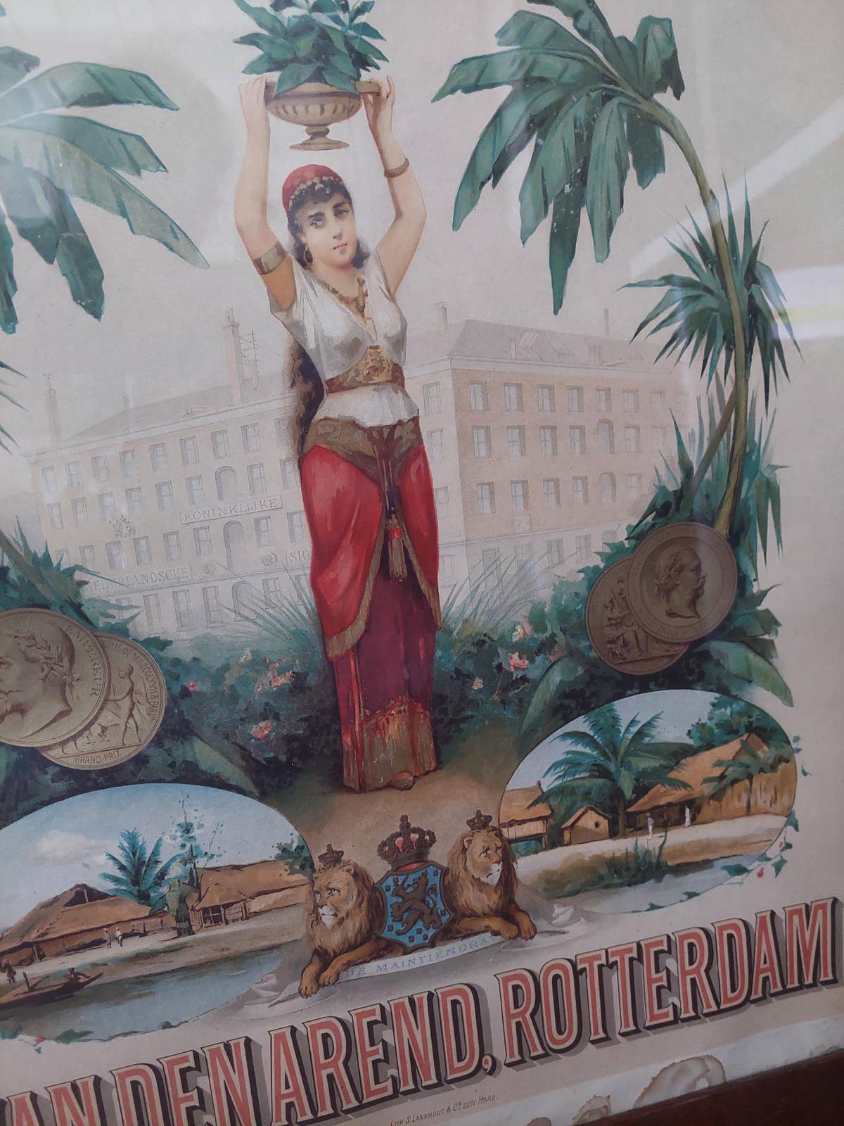 Antique Cigars Advertising Poster Koninklijke Nederlandsche Sigaren-Fabriek
