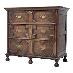 Antique circa 1590s English Jacobean Dresser Dovetail Drawers