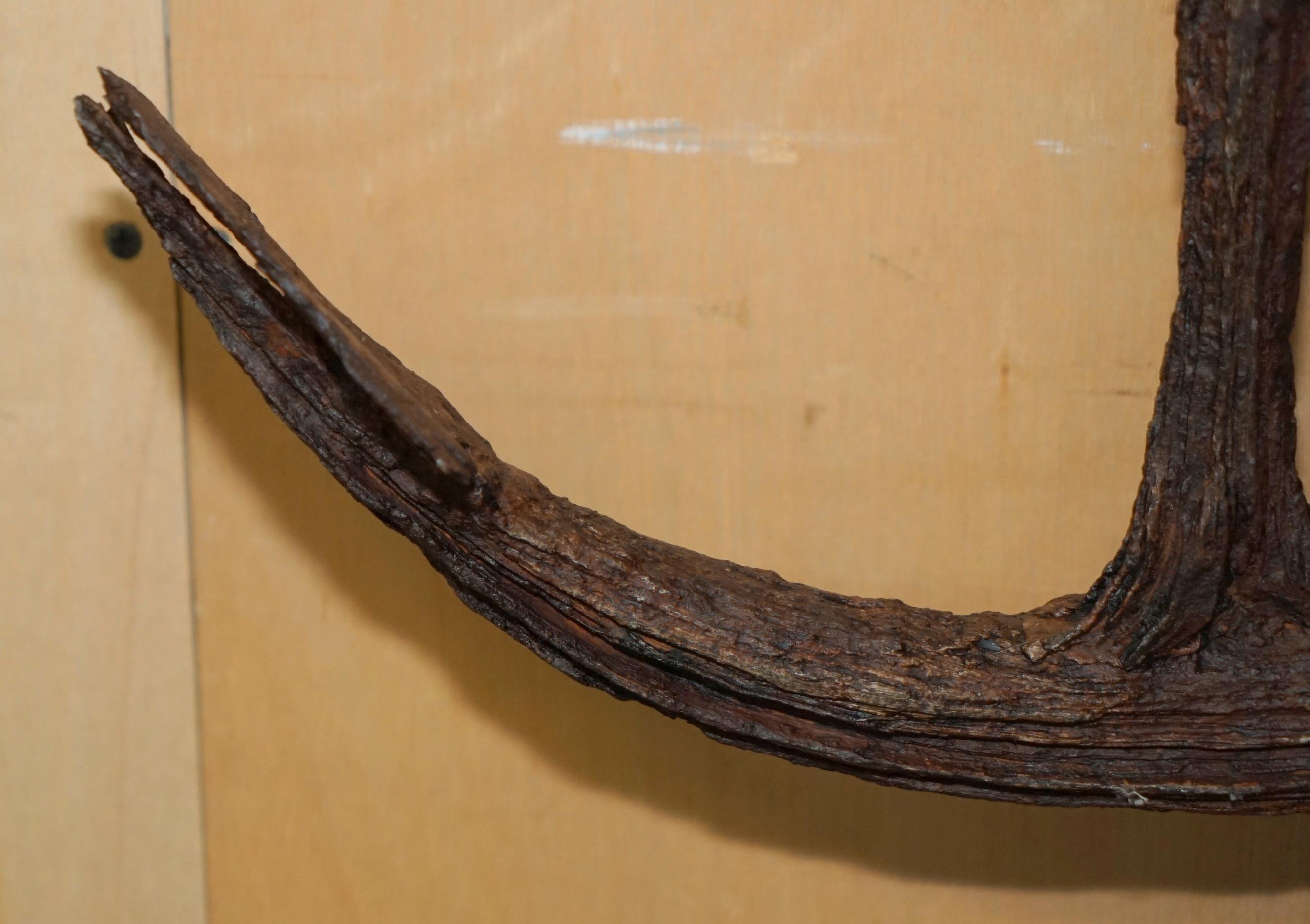 antigua ancla de barco inglesa de penanza circa 1640 original muy desgastada mediados del siglo XVII en venta