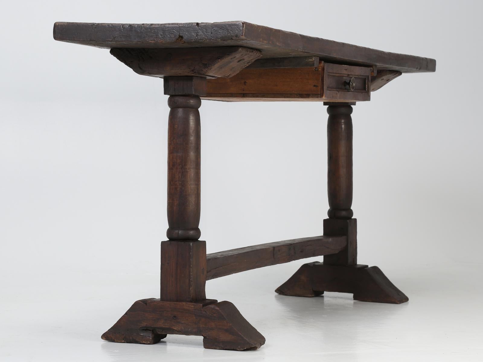 Antique Italian c1690-1730 Console Table, Desk, or Sofa Table  8