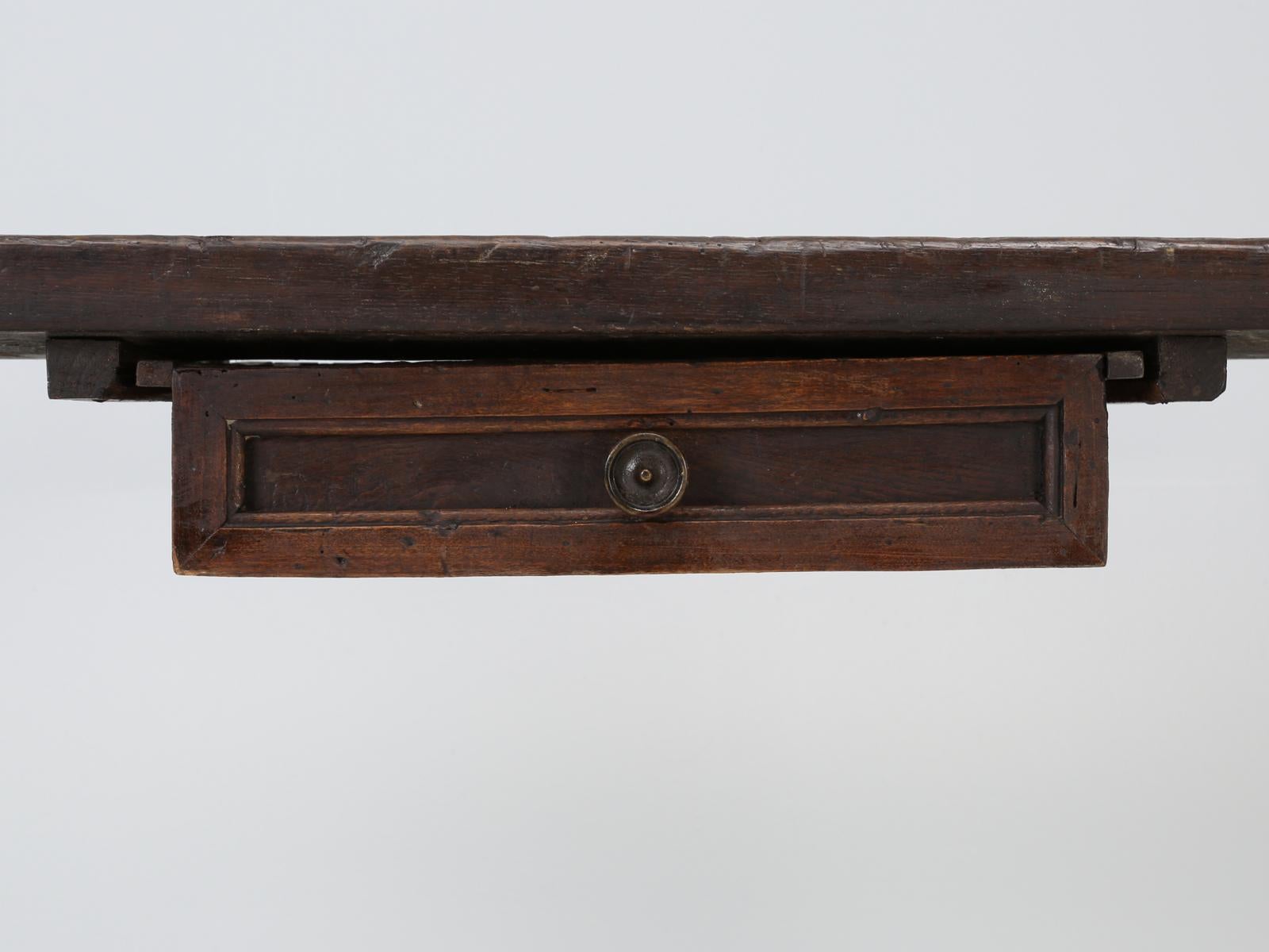 Antique Italian c1690-1730 Console Table, Desk, or Sofa Table  1