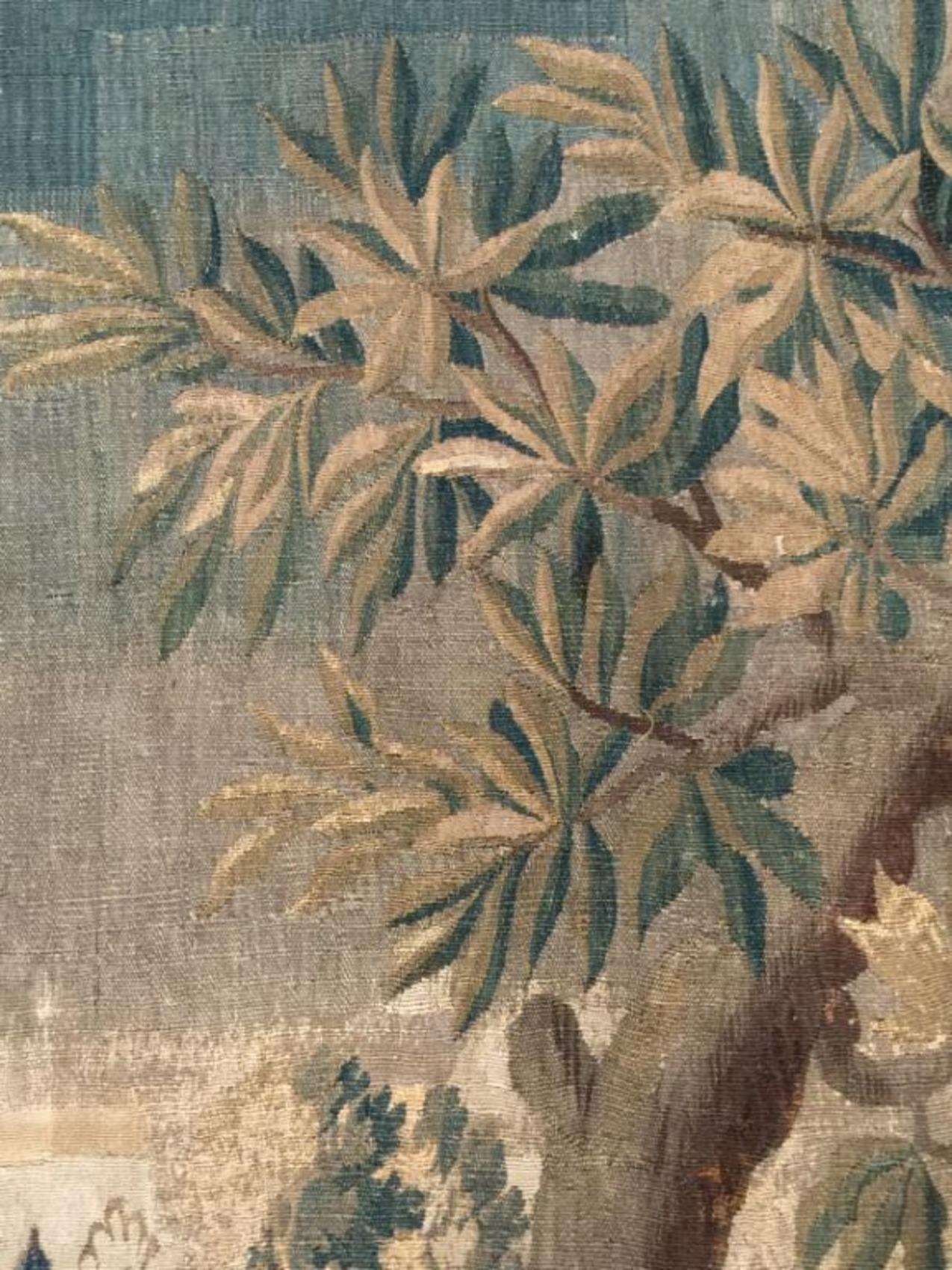 Tessuto a mano Antico arazzo fiammingo Greene & Greene del 1740, 8'6 x 13'2 in vendita