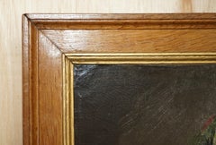 Antique circa 1860 French Napoleon III Oil Painting of a Gentleman in Headscarf