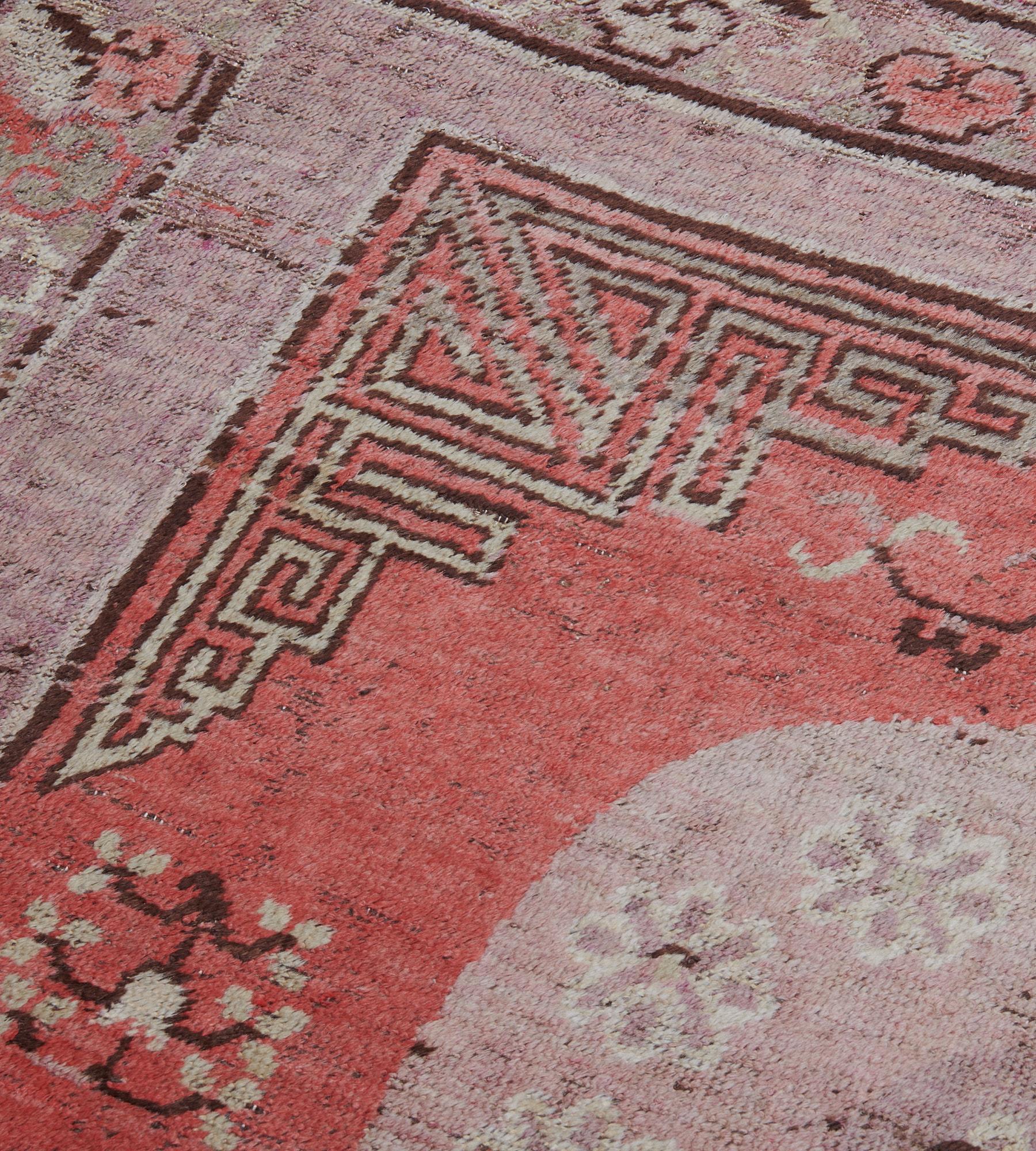Antiker Khotan-Teppich aus Wolle CIRCA-1870 im Angebot 1