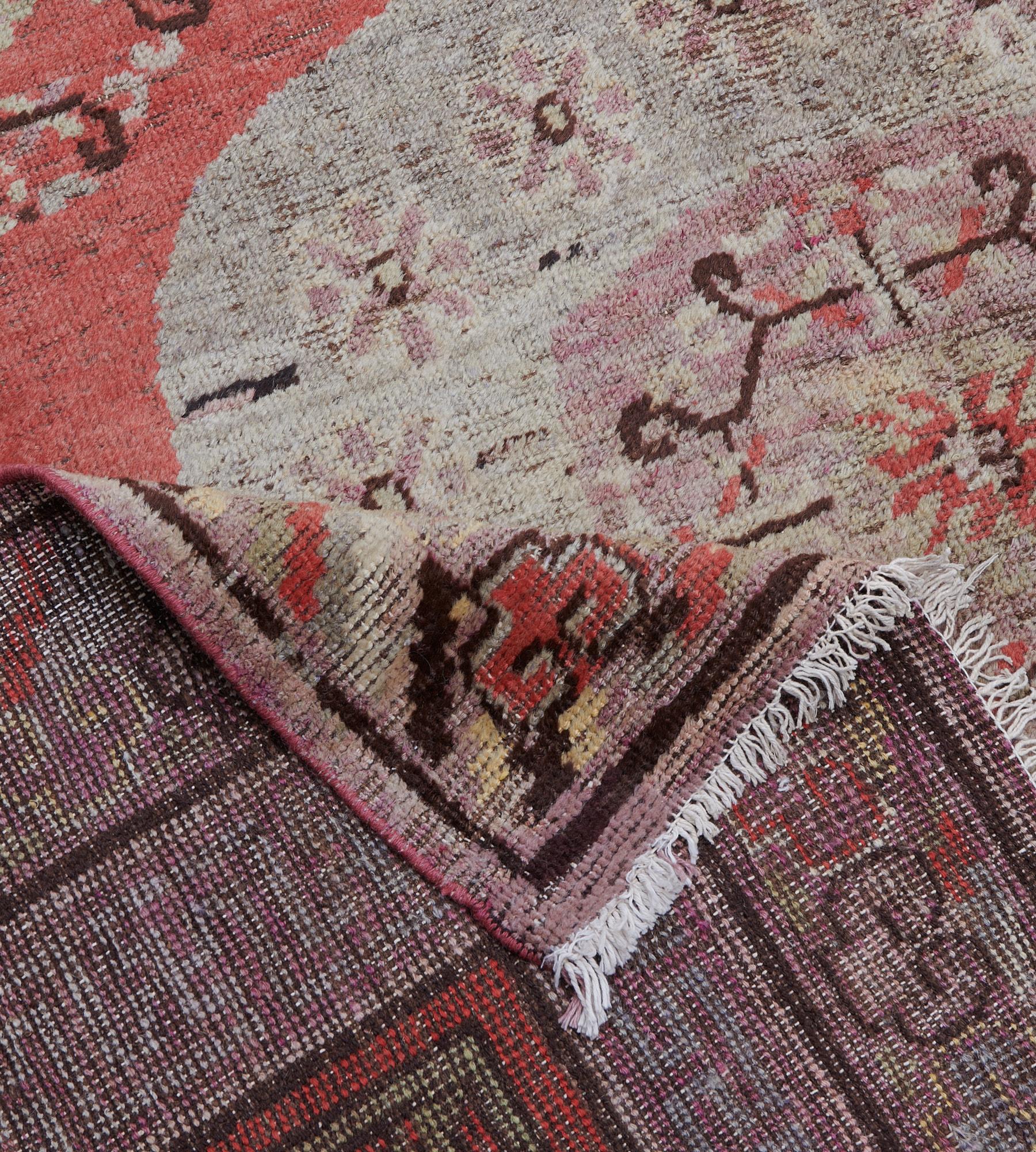 Antique Circa-1870 Wool Khotan Rug For Sale 2