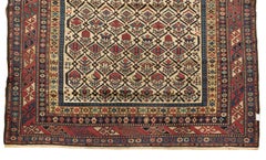 Antique circa 1880 Caucasian Dagestan Rug  4'2 x 5'7