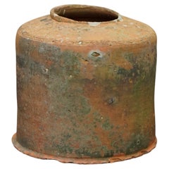 ANTiQUE CIRCA 1880 ENGLISH TERRACOTTA SEAKALE RHUBARB FORCER POT PLANTER