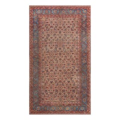 Antiker persischer Bakshaish-Teppich mit Herati-Muster aus der Zeit um 1880