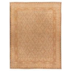 Antico Tappeto Agra indiano del 1880 circa per la sala da pranzo, in lana annodata a mano, 11
8 x 15