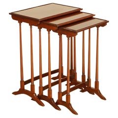 Antique circa 1880's Beautiful Nest of Three Tables