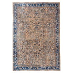 Antique Circa 1890 Persian Feraghan Rug, 7'9 x 11'3