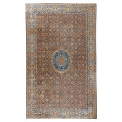 Antique Circa 1890 Red Agra Carpet, 10'4 x 17'