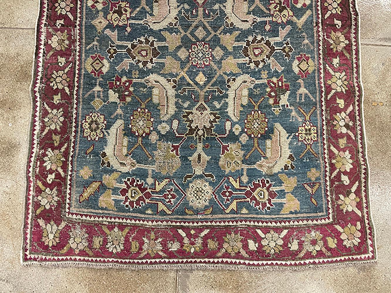 Antiker kaukasischer Karabagh-Läufer aus Seidenstraßenteppich aus der Kollektion Inc, um 1900 im Angebot 5