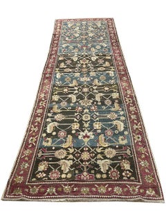Antique Circa-1900 Caucasian Karabagh Runner from Silk Road Rug Inc Collection