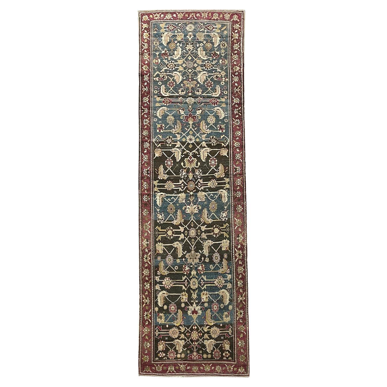 Antiker kaukasischer Karabagh-Läufer aus Seidenstraßenteppich aus der Kollektion Inc, um 1900