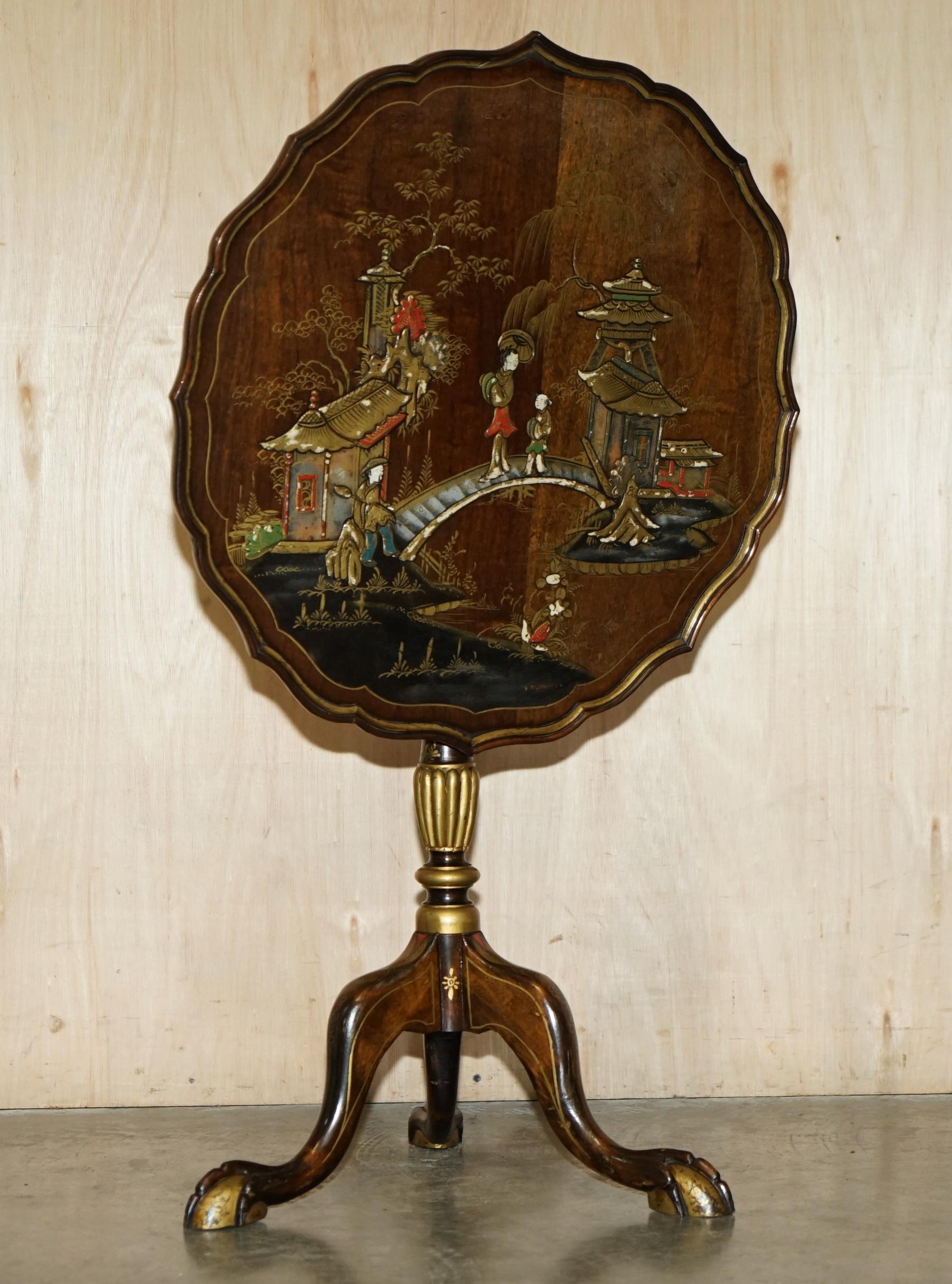 Royal House Antiques

Royal House Antiques is delighted to offer for sale this lovely circa 1880-1900 hand made Chinese Chinoiserie side end lamp table with tilt top feature 

Please note the delivery fee listed is just a guide, it covers within the