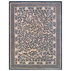 Antique, milieu du 19ème siècle, Tapis chinois Ningxia