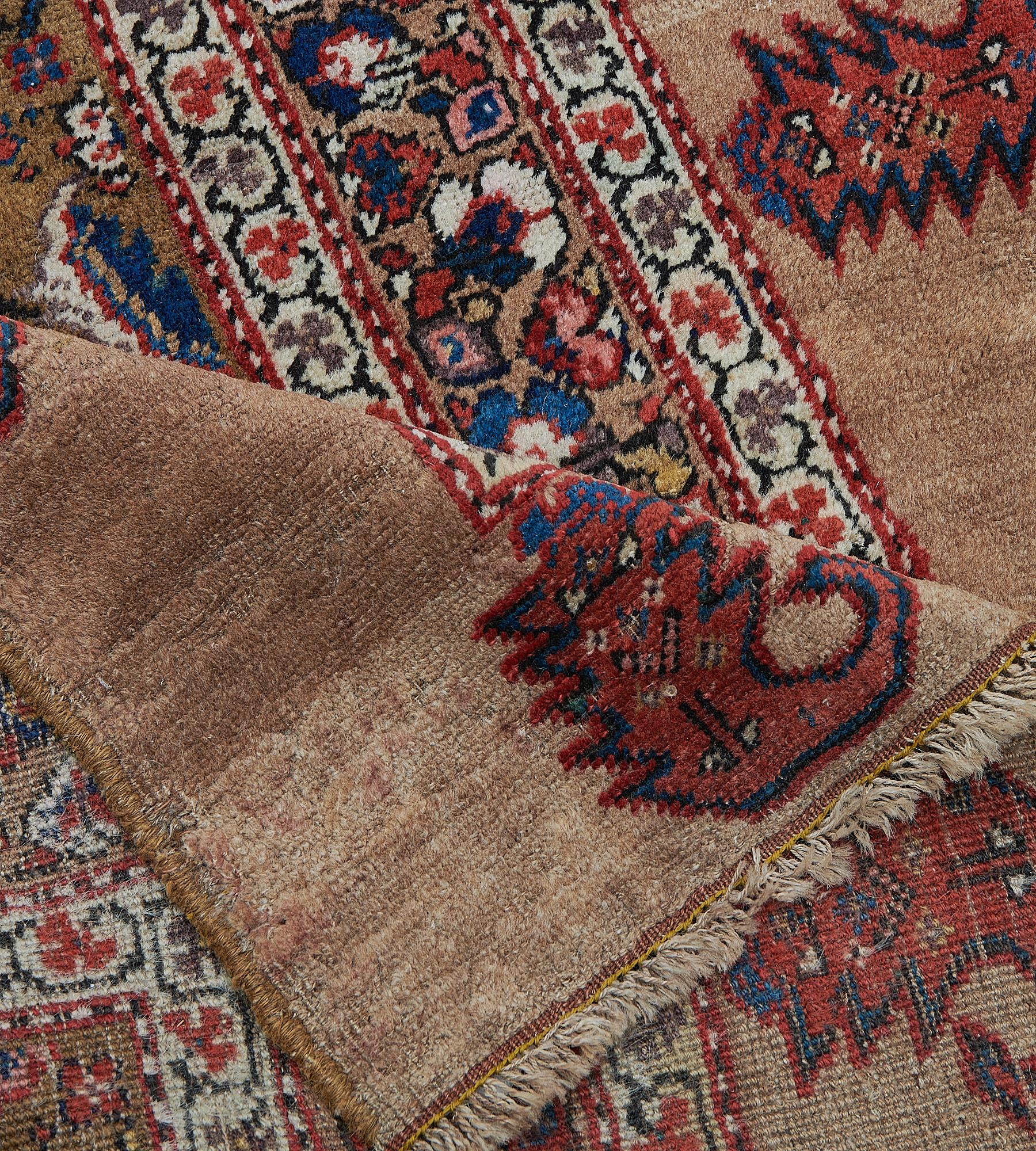 Antique Circa-1900 Herati-pattern Persian Serab Runner For Sale 5
