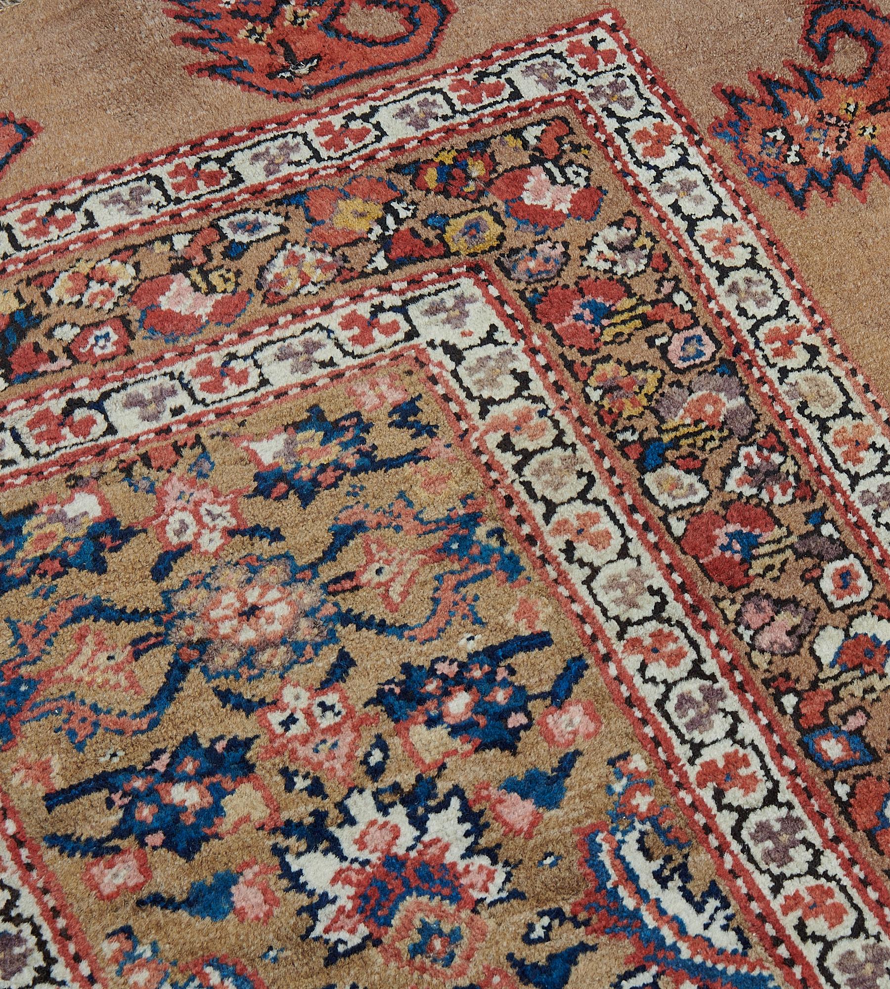 Antique Circa-1900 Herati-pattern Persian Serab Runner For Sale 3