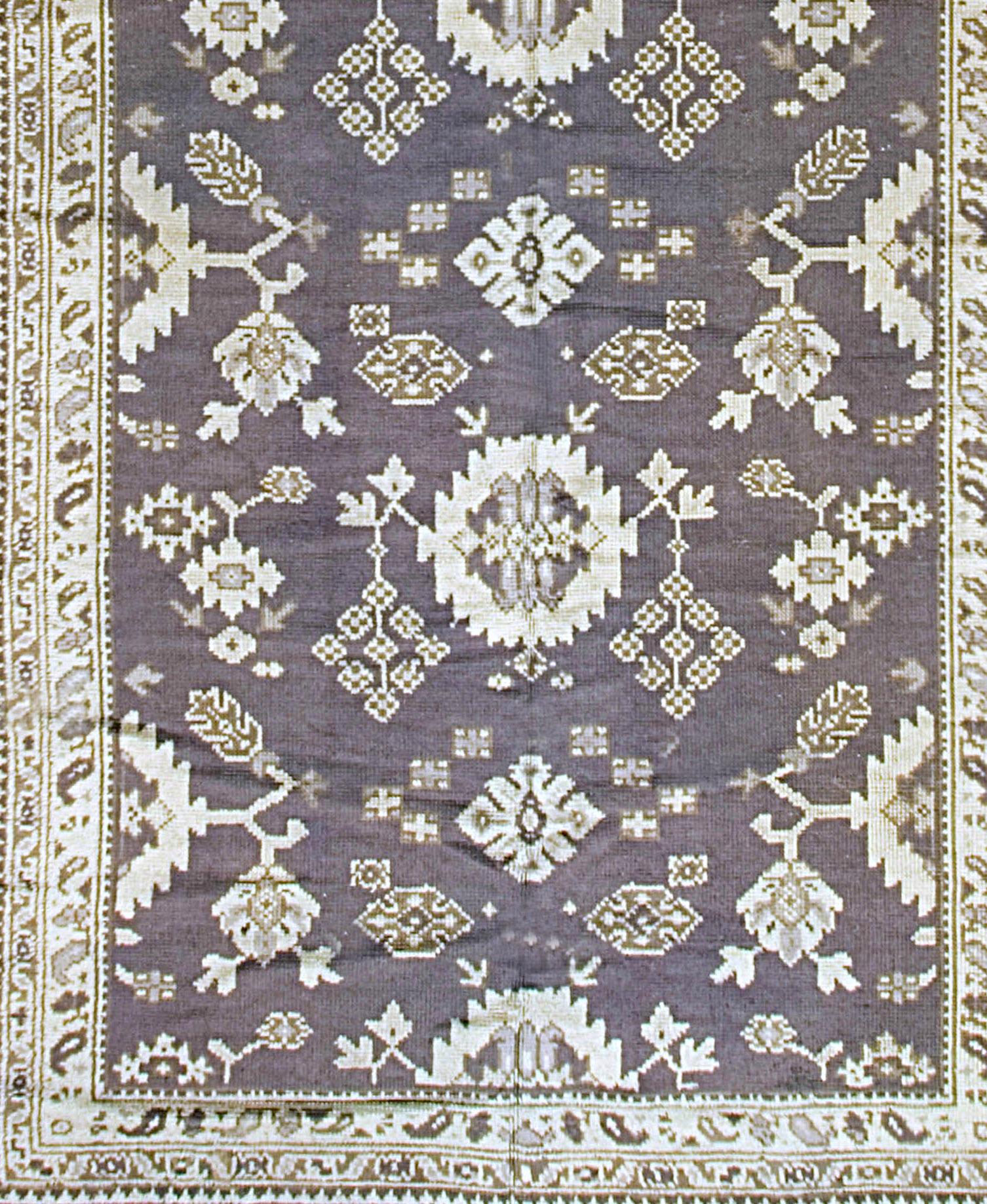 Annodato a mano Tappeto Runner in lana irlandese Donegal Arts & Crafts del 1900 6' x 14'11 in vendita